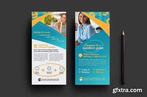 CreativeMarket eFinance Brochure Template Pack 773250