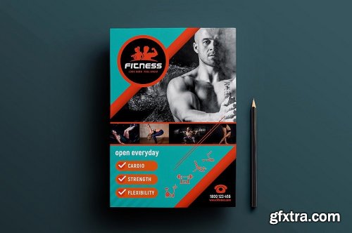 CreativeMarket Gym Fitness Template Pack 800758