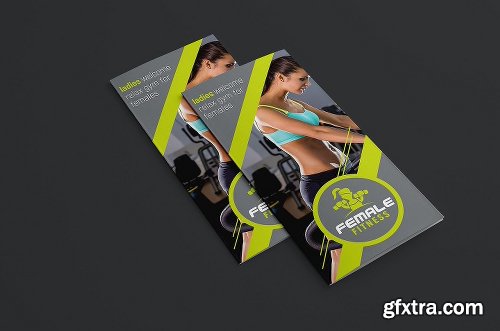 CreativeMarket Female Fitness Templates Pack 821645