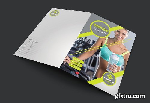 CreativeMarket Female Fitness Templates Pack 821645