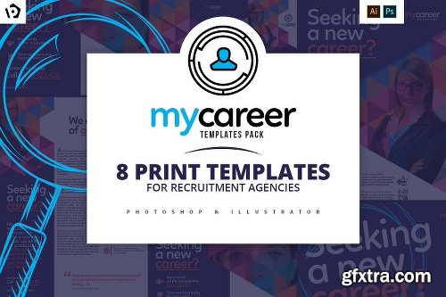 CreativeMarket Recruitment Agency Templates Pack 1183642