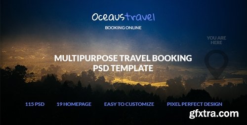 ThemeForest - OCEAUS - Multipurpose Travel Booking PSD Template 19532605