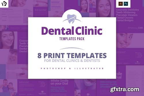 CreativeMarket Dental Clinic Templates Pack 1186062