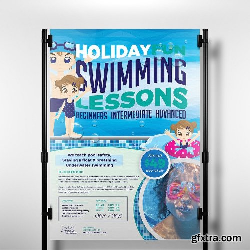 CreativeMarket Swimming Pool Templates Pack 1189087