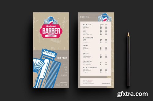 CreativeMarket Barber's Shop Templates Pack 1192193