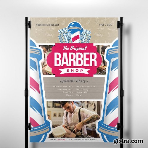 CreativeMarket Barber's Shop Templates Pack 1192193