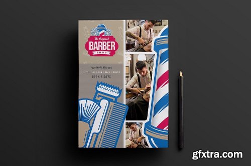 CreativeMarket Barber's Shop Templates Pack 1192193