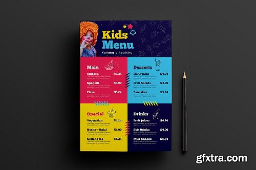 CreativeMarket Kid's Party Templates Pack 1194876