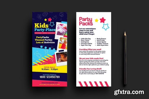 CreativeMarket Kid's Party Templates Pack 1194876