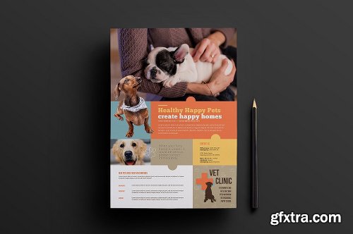 CreativeMarket Vet Clinic Templates Pack 1195816