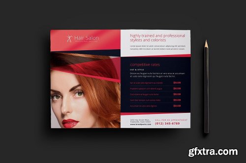 CreativeMarket Hair Salon Templates Pack 1202183