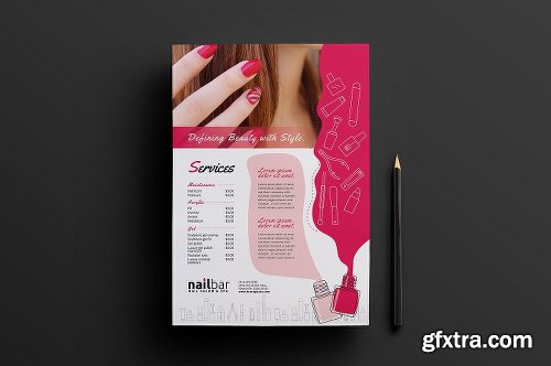 CreativeMarket Nail Bar Templates Pack 1205359