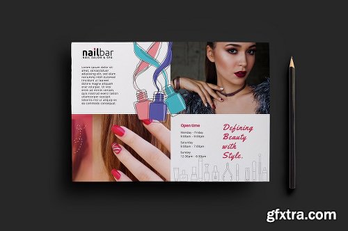 CreativeMarket Nail Bar Templates Pack 1205359