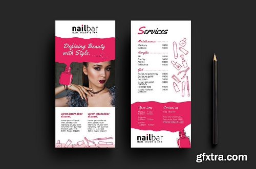 CreativeMarket Nail Bar Templates Pack 1205359