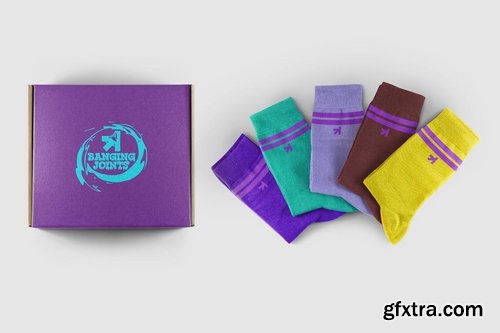 Socks Set Mockup