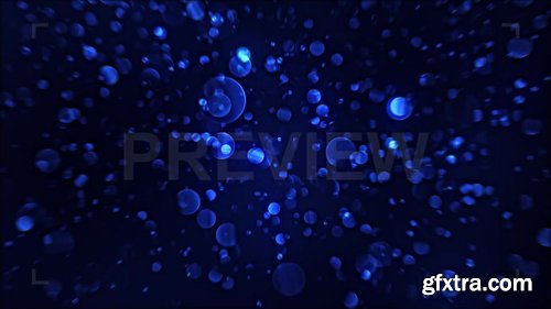 Blue Particles Background