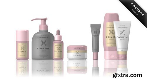 Design of cosmetic packaging - 5 EPS