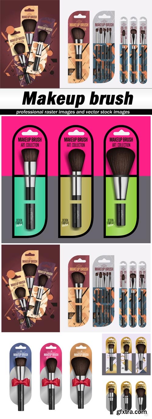 Makeup brush - 5 EPS