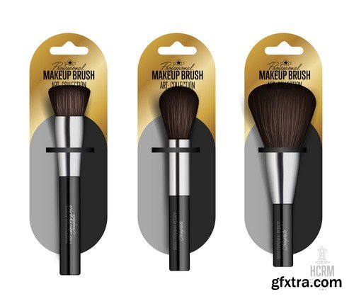 Makeup brush - 5 EPS