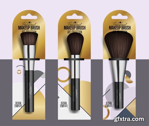 Makeup brush - 5 EPS