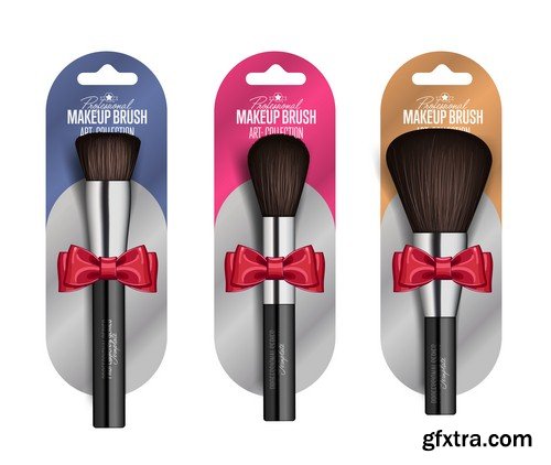 Makeup brush - 5 EPS