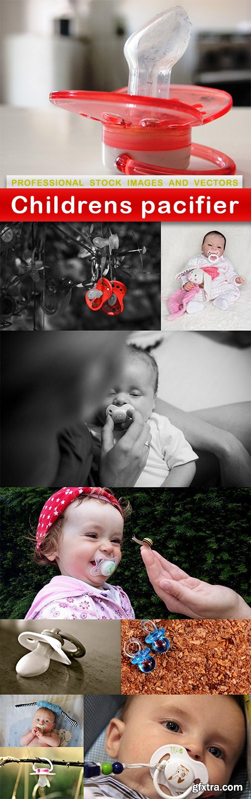 Childrens pacifier - 10 UHQ JPEG