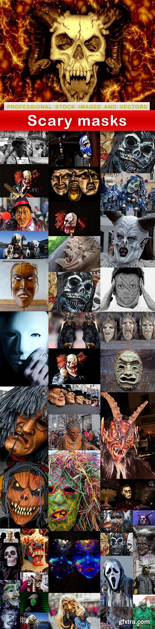 Scary masks - 46 UHQ JPEG