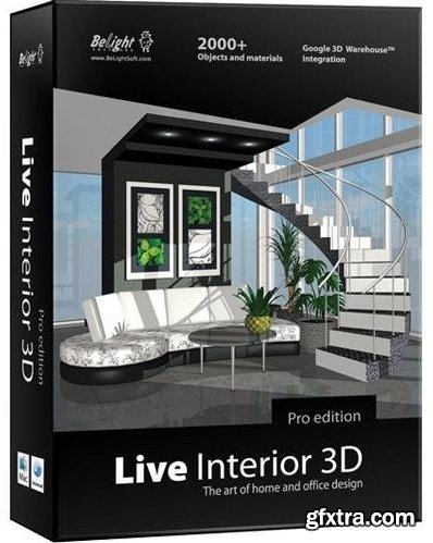 Belight Live Interior 3D Pro 2.9.8 (Mac OS X)