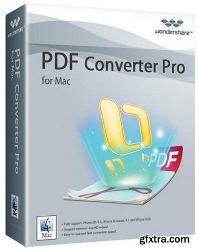 Wondershare PDF Converter Pro 5.1.0 + OCR Plugin (Mac OS X)