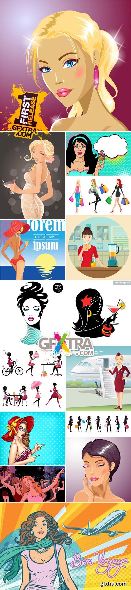 Woman Vector Collection