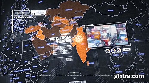 Videohive World Map Element 3D 19202652