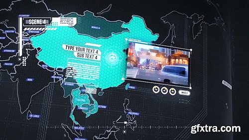 Videohive World Map Element 3D 19202652