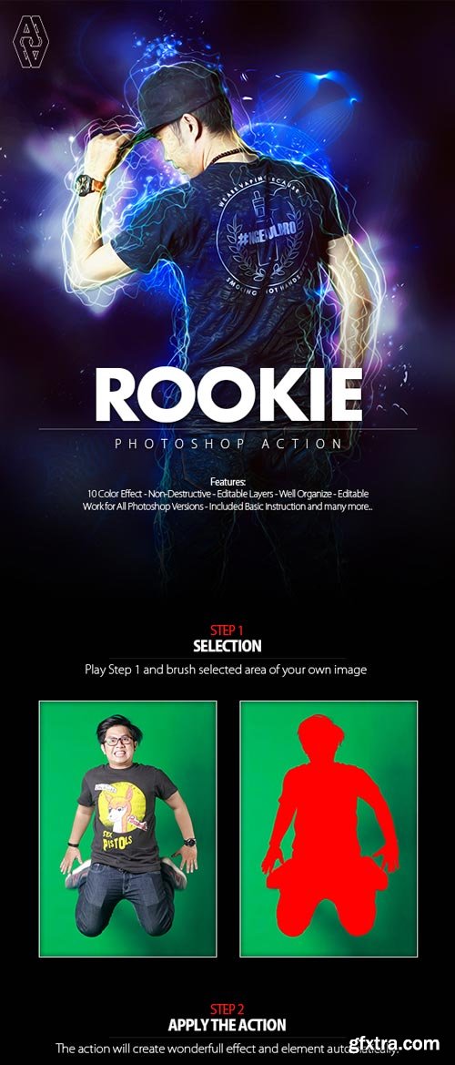 GraphicRiver - Rookie Photoshop Action - 19724406