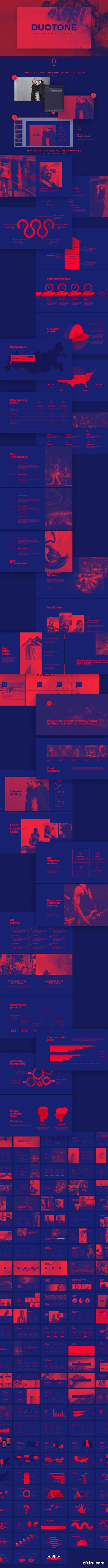 DUOTONE - Minimal Powerpoint & Keynote Template