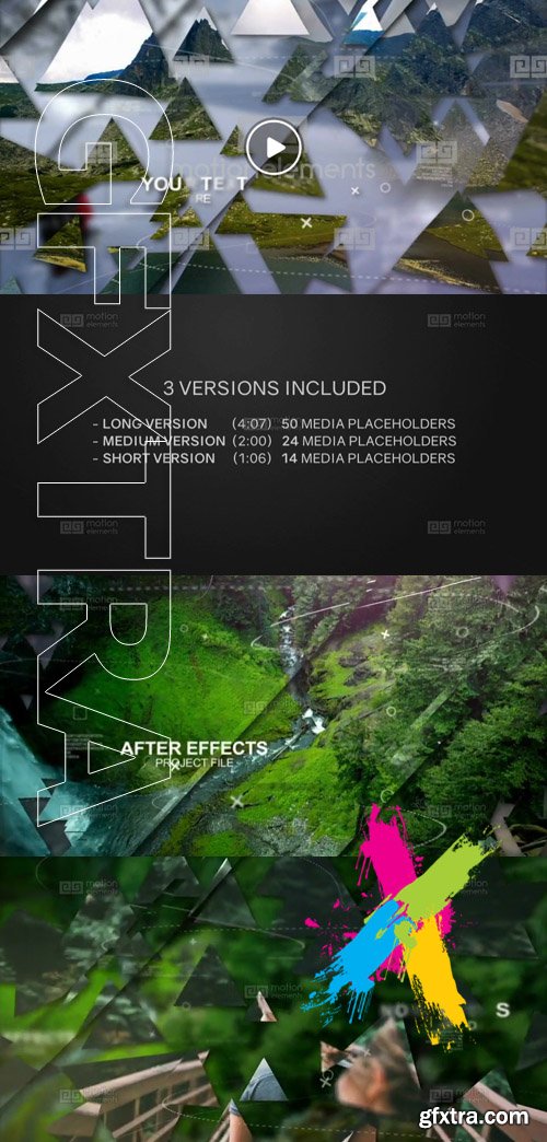 Triangle Slideshow - After Effects