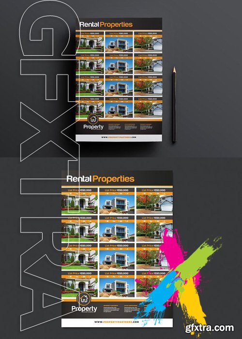 CM - A4 Real Estate Poster Template 2 945265