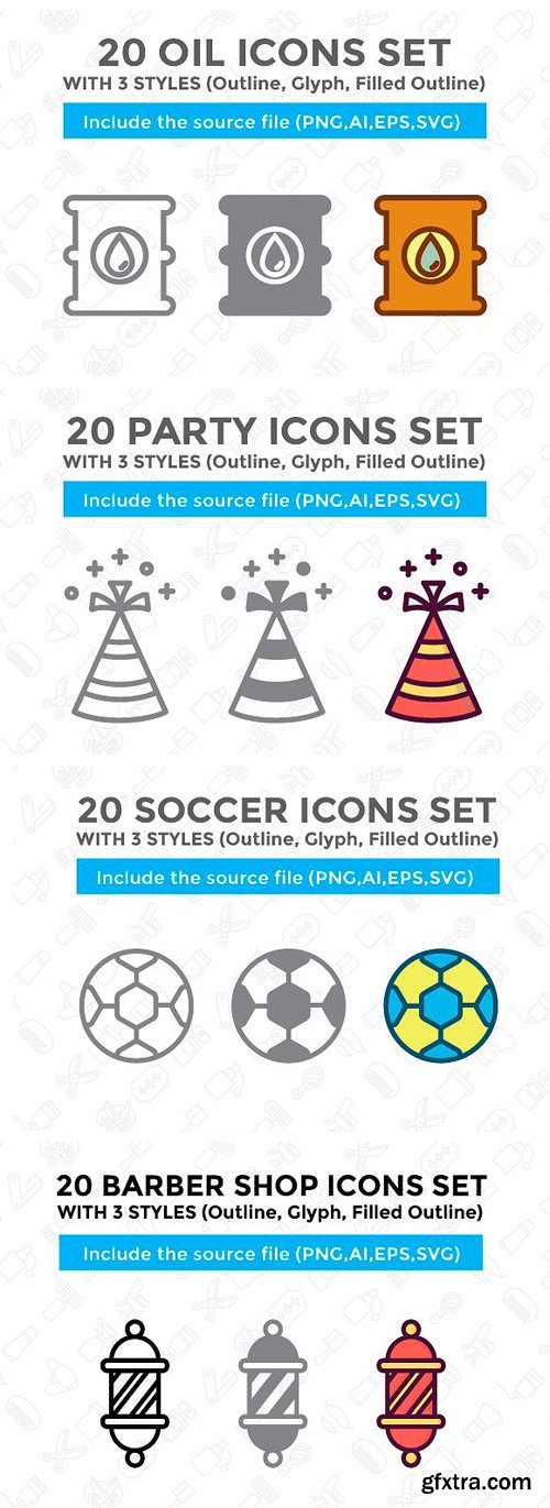 CM 1359864 - 250+ Bundle Icon set