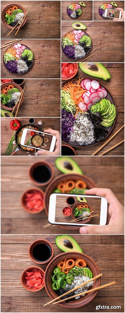 Photo of smartphone food close-up 10X JPEG