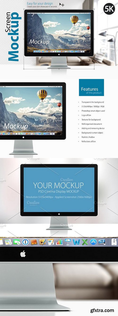 CM - Screen Mockup - Cinema Display 715459