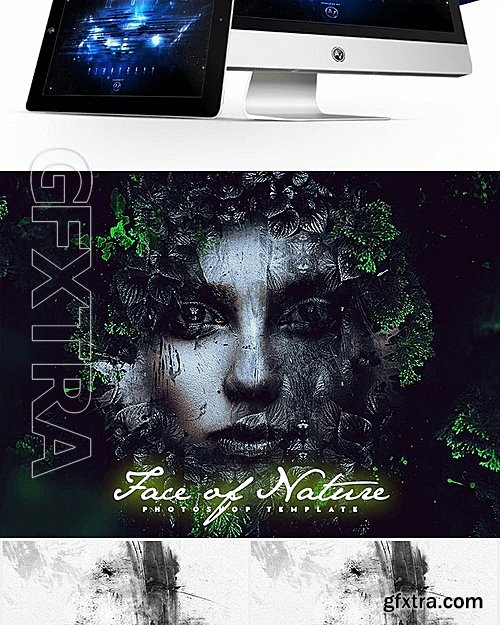 Artistic Photo FX Bundle with 25 PS Actions and Templates