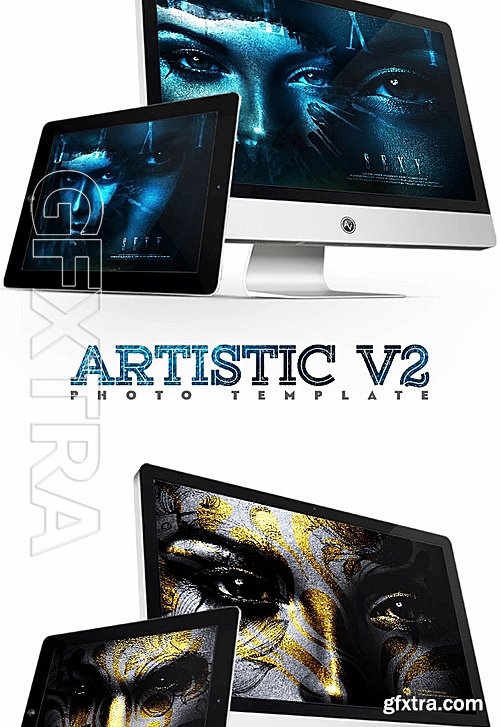 Artistic Photo FX Bundle with 25 PS Actions and Templates