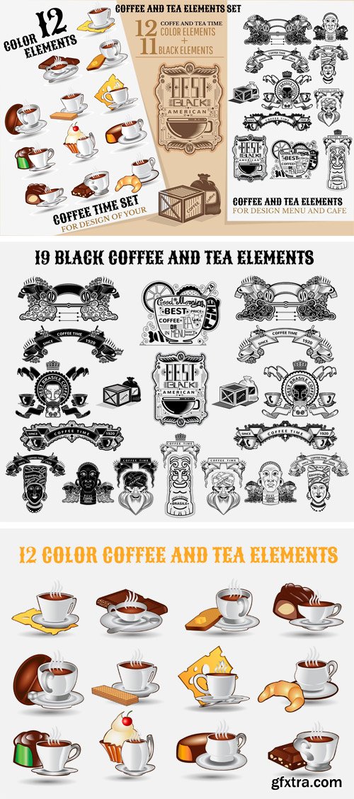 CM 1361525 - COFFEE AND TEA ELEMENTS SET