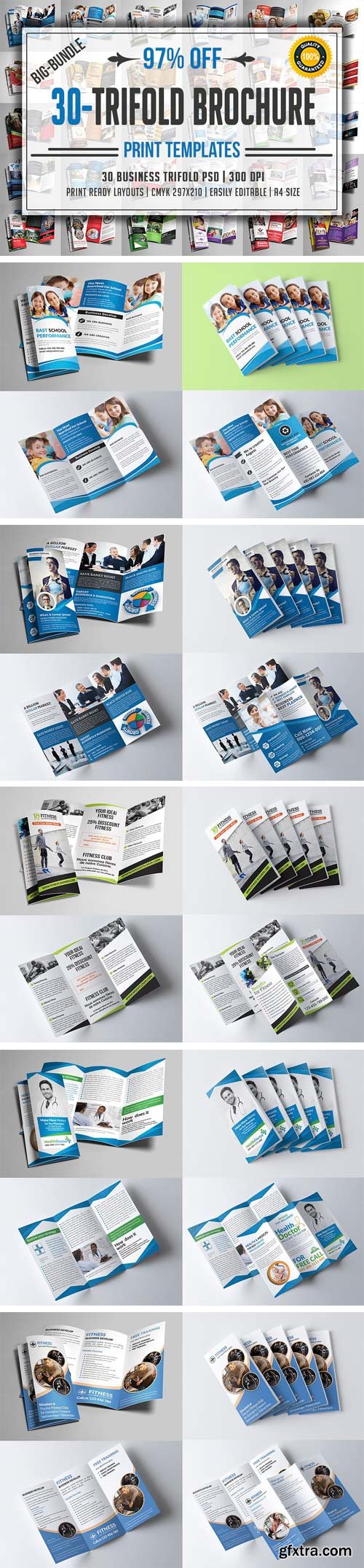 CM 1360988 - 30-Trifold Brochure Bundle