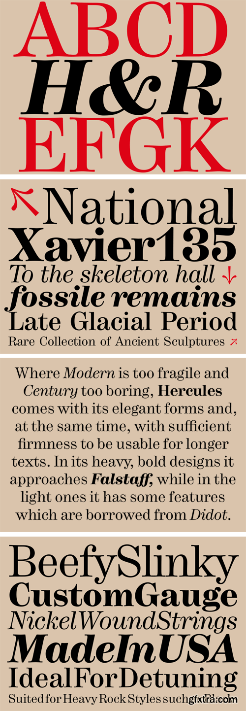 Hercules Font Family