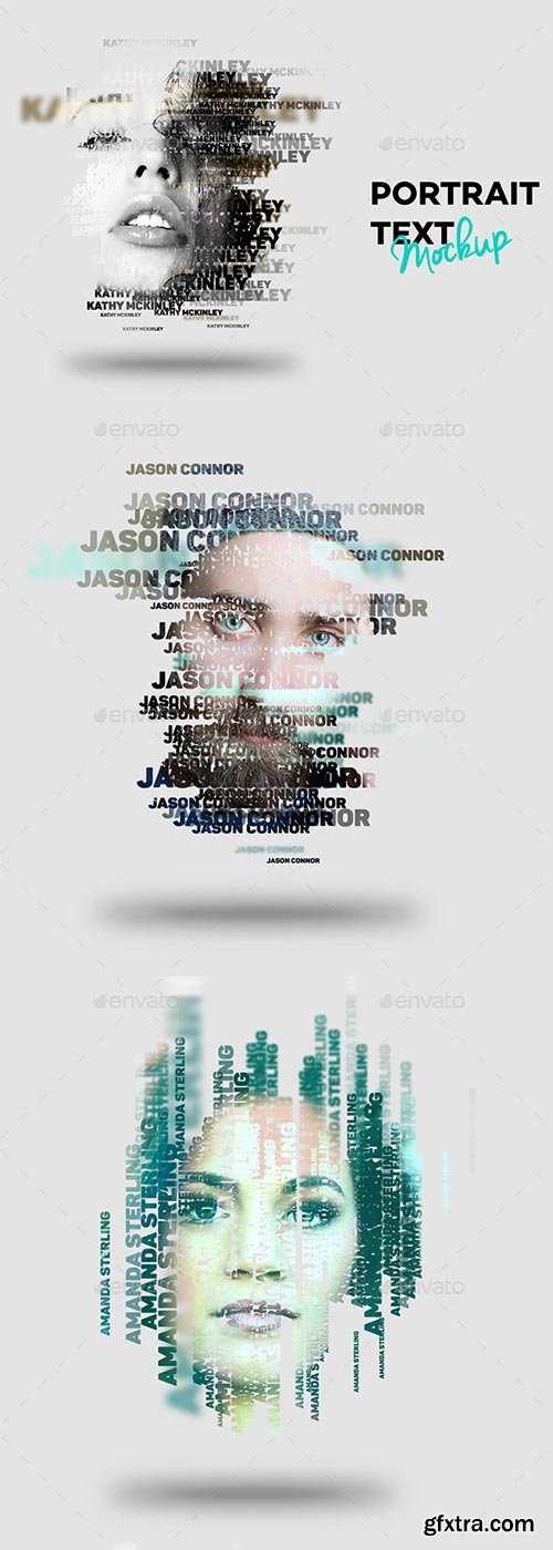 GraphicRiver - Text Portrait Effect - 19824912