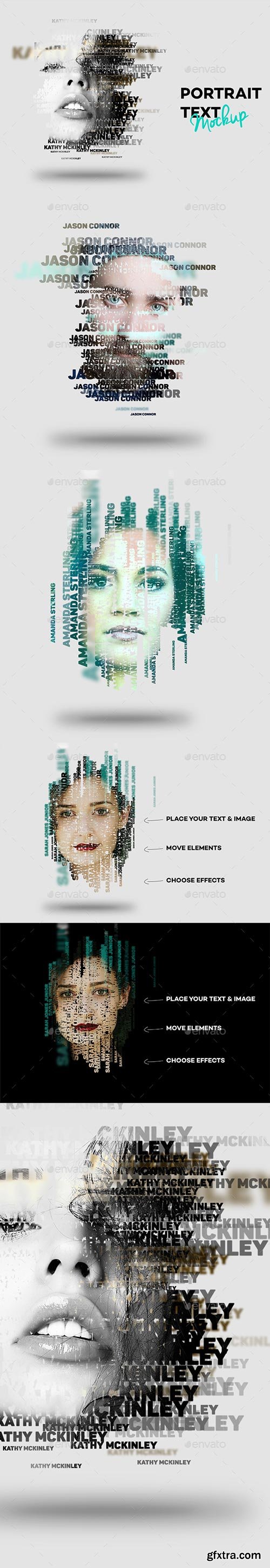 GraphicRiver - Text Portrait Effect - 19824912