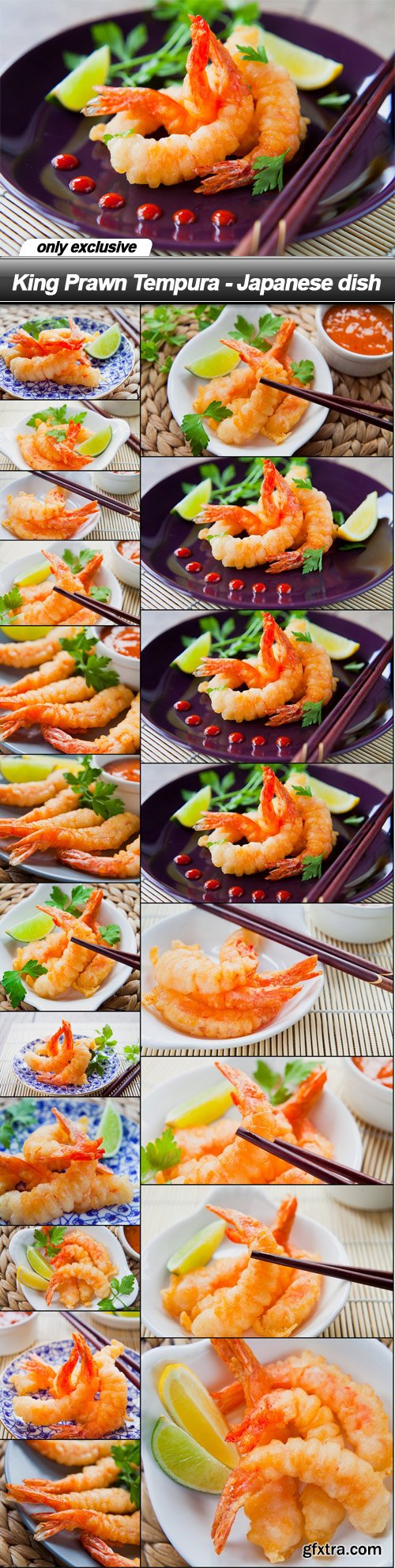 King Prawn Tempura - Japanese dish - 20 UHQ JPEG