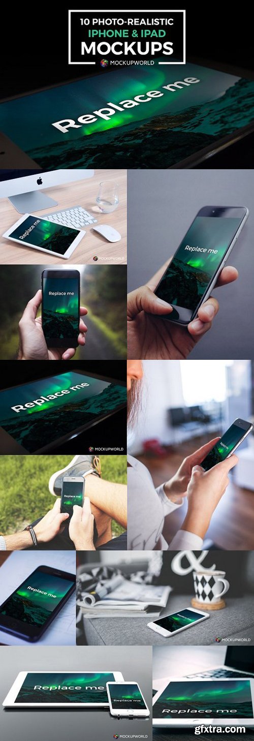 CM - 10 iPhone and iPad Mockups 843292