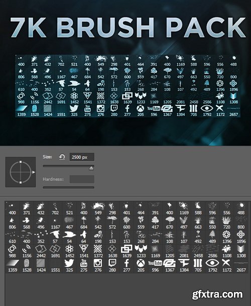 7k Photoshop Brush Pack