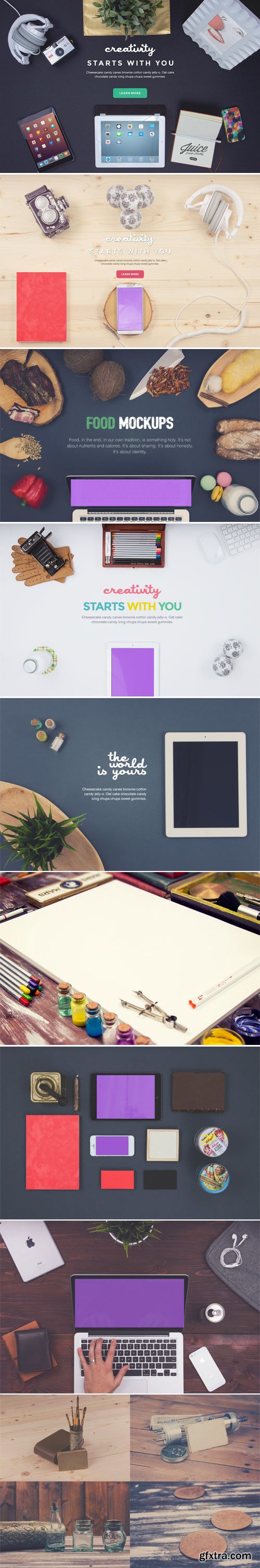 The Creativity PSD Mockups Bundle (Re-Up)